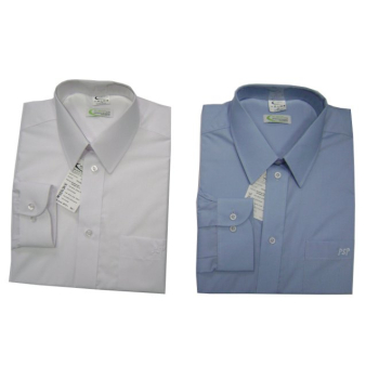 Koszula PSP wyjściowa biała długi rękaw - typ SLIM - 100% bawełna